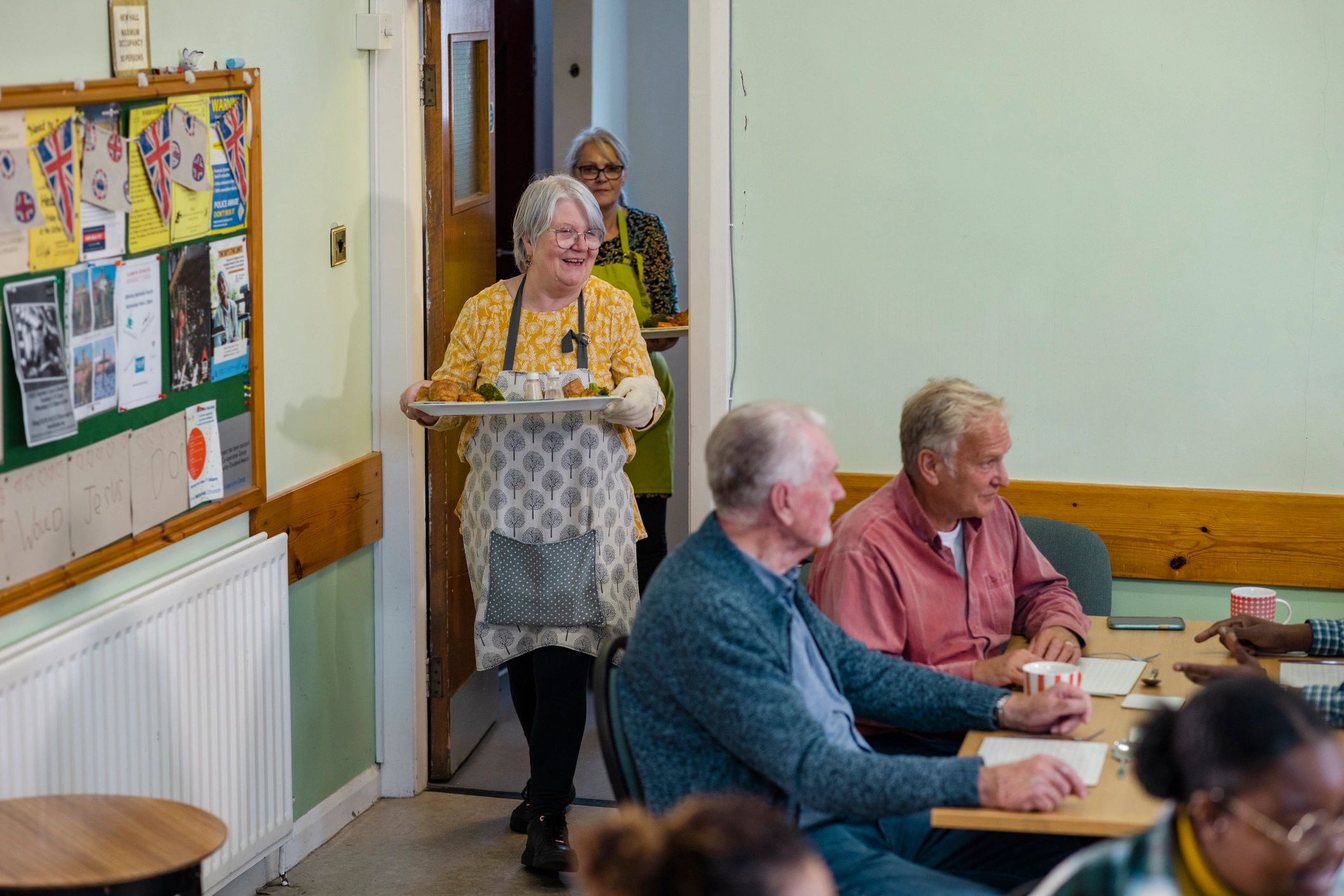 Community meal service partnership in action